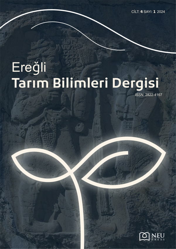 Ereğli Tarım Bilimleri Dergisi — غلاف المجلة
